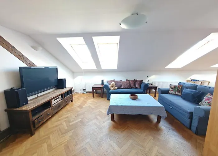Appartement Elegant And Spacious 4br Loft In Charming Vinohrady Praag
