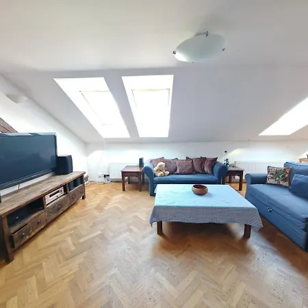 Lejlighed Elegant And Spacious 4br Loft In Charming Vinohrady Prag